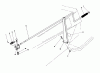 Toro 57358 - 44" Side Discharge Mower, 1987 (7000001-7999999) Listas de piezas de repuesto y dibujos CHUTE CONTROL ASSEMBLY 36" SNOWTHROWER ATTACHMENT MODEL NO. 59160 (OPTIONAL)