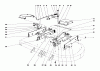 Toro 59004 - 42" Side Discharge Mower, 1970 (0000001-0999999) Listas de piezas de repuesto y dibujos 42" MOWER DECK LINKAGE ASSEMBLY