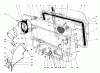 Toro 59147 - 38" Side Discharge Mower, for Model 59365 Tractor, 1986 (6000001-6999999) Pièces détachées EASY-EMPTY GRASS CATCHER MODEL 59111 (OPTIONAL)