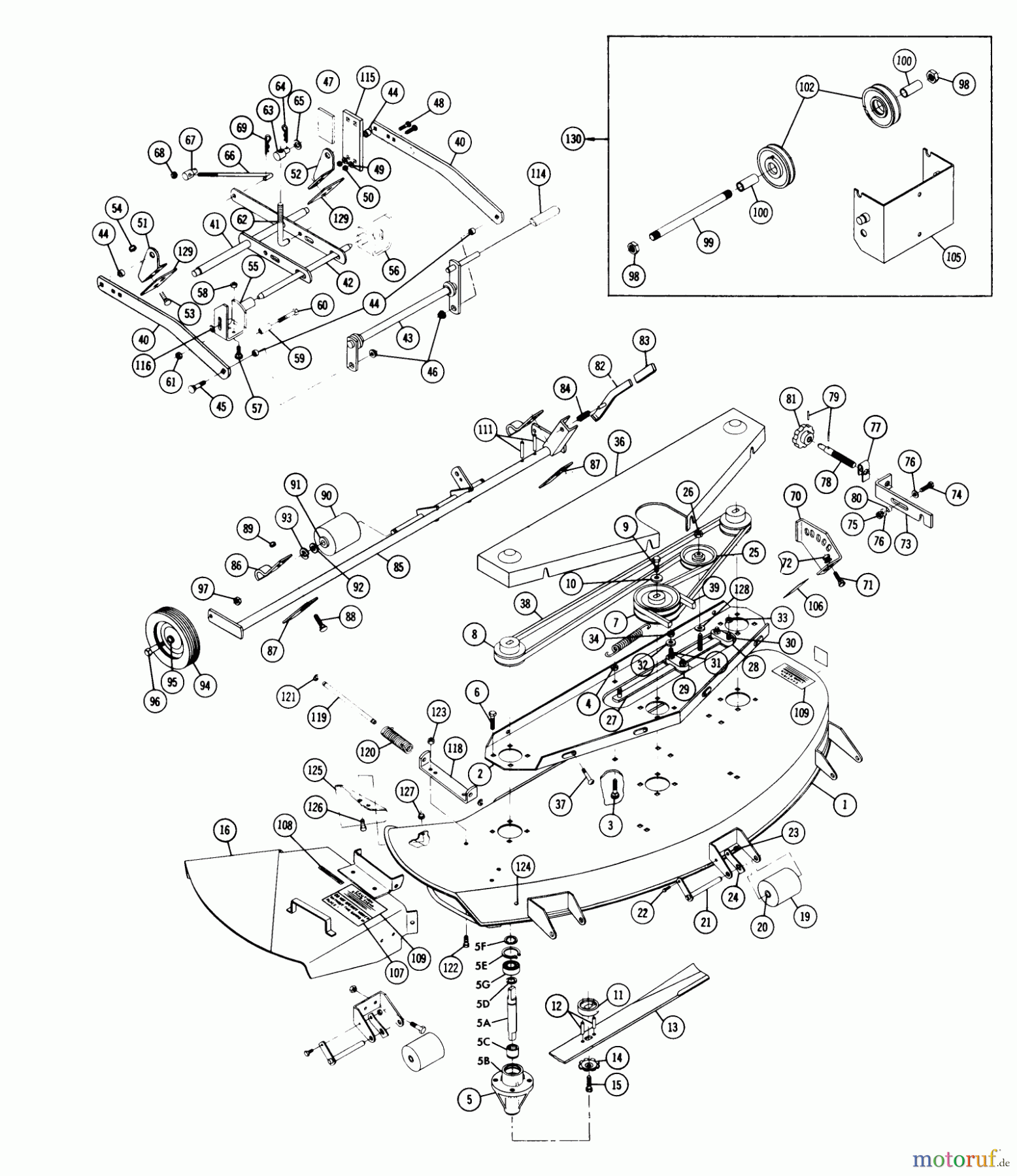  Toro Neu Mowers, Deck Assembly Only 65-48XS01 - Toro 48
