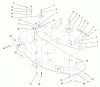 Toro 78261 - 48" Side Discharge Mower, 260 Series Lawn and Garden Tractors, 2000 (200000001-200999999) Listas de piezas de repuesto y dibujos REINFORCEMENT PLATE ASSEMBLY