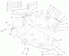 Toro 78261 - 48" Side Discharge Mower, 260 Series Lawn and Garden Tractors, 2002 (220000001-220999999) Listas de piezas de repuesto y dibujos REINFORCEMENT PLATE ASSEMBLY