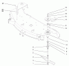 Toro 78261 - 48" Side Discharge Mower, 260 Series Lawn and Garden Tractors, 2001 (210000001-210999999) Listas de piezas de repuesto y dibujos SPINDLE AND BLADE ASSEMBLY