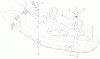 Toro 78281 - 52" Side Discharge Mower, 260 Series Lawn and Garden Tractors, 2000 (200000001-200999999) Ersatzteile DECK ASSEMBLY NO. 99-8019