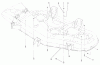 Toro 78281 - 52" Side Discharge Mower, 260 Series Lawn and Garden Tractors, 2003 (230000001-230999999) Listas de piezas de repuesto y dibujos BELT GUIDE AND PLUG BOLT ASSEMBLY