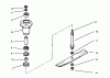 Toro 78300 - 36" Rear Discharge Mower, 1993 (3900001-3999999) Listas de piezas de repuesto y dibujos SPINDLE AND BLADE
