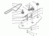 Toro 78300 - 36" Rear Discharge Mower, 1993 (3900001-3999999) Listas de piezas de repuesto y dibujos SPINDLE DRIVE AND IDLER PULLEY