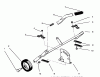 Toro 78305 - 36" Rear Discharge Mower, 1993 (3900001-3999999) Spareparts HEIGHT OF CUT ADJUSTMENT LEVER