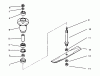 Toro 78305 - 36" Rear Discharge Mower, 1993 (3900001-3999999) Listas de piezas de repuesto y dibujos SPINDLE AND BLADE