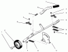 Toro 78305 - 36" Rear Discharge Mower, 1994 (4900001-4999999) Pièces détachées HEIGHT OF CUT ADJUSTMENT LEVER