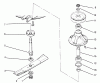 Toro 78315 - 37" Side Discharge Mower, 1995 (5900001-5999999) Listas de piezas de repuesto y dibujos SPINDLE & BLADE