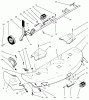 Toro 78345 - 42" Side Discharge Mower, 1996 (6900001-6999999) Pièces détachées CUTTING UNIT ASSEMBLY