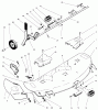 Toro 78345 - 42" Side Discharge Mower, 1998 (8900001-8999999) Ersatzteile CUTTING UNIT ASSEMBLY