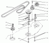 Toro 78350 - 42" Rear Discharge Mower, 1997 (7900001-7999999) Listas de piezas de repuesto y dibujos DECK BELT & PULLEYS