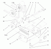 Toro 78353 - 42" Rear Discharge Mower, 5xi Garden Tractors, 1998 (8900001-8999999) Listas de piezas de repuesto y dibujos PULLEY BOX ASSEMBLY