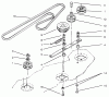 Toro 78355 - 42" Recycler Mower, 1996 (6900001-6999999) Listas de piezas de repuesto y dibujos DECK BELT & PULLEYS