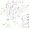 Toro 78357 - 44" Side Discharge Mower, 5xi Garden Tractor, 1998 (8900001-8999999) Pièces détachées SPINDLE AND BLADE ASSEMBLY