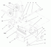 Toro 78370 - 52" Side Discharge Mower, 5xi Garden Tractors, 1998 (8900001-8999999) Listas de piezas de repuesto y dibujos PULLEY BOX ASSEMBLY
