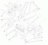 Toro 78452 - 52" Side Discharge Mower, 5xi Garden Tractors, 2001 (210000001-210999999) Listas de piezas de repuesto y dibujos PULLEY BOX ASSEMBLY