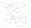 Toro 78469 - 60" Side Discharge Mower, 5xi Garden Tractor, 1998 (8900001-8999999) Listas de piezas de repuesto y dibujos PULLEY BOX ASSEMBLY