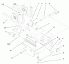 Toro 78469 - 60" Side Discharge Mower, 5xi Garden Tractor, 1999 (9900001-9999999) Listas de piezas de repuesto y dibujos PULLEY BOX ASSEMBLY