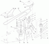 Toro 78395 - 60" Side Discharge Mower, 5xi Garden Tractor, 2001 (210000001-210999999) Listas de piezas de repuesto y dibujos SPINDLE AND BLADE ASSEMBLY