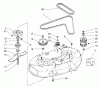 Toro 78410 - 38" Recycler Mower, 1994 (490001-499999) Listas de piezas de repuesto y dibujos SPINDLE ASSEMBLY