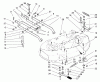 Toro 78410 - 38" Recycler Mower, 1993 (39000001-39999999) Ersatzteile SUSPENSION ASSEMBLY