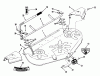 Toro 78420 - 42" Rear Discharge Mower, 1993 (39000001-39999999) Listas de piezas de repuesto y dibujos DECK ASSEMBLY