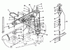 Toro 78420 - 42" Rear Discharge Mower, 1993 (39000001-39999999) Pièces détachées SPINDLES, PULLEYS AND BELTS