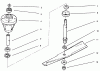 Toro 78425 - 42" Recycler Mower, 1995 (59000001-59999999) Listas de piezas de repuesto y dibujos SPINDLE & BLADE ASSEMBLY