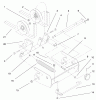 Toro 78444 - 44" Side Discharge Mower, 5xi Garden Tractor, 1999 (9900001-9999999) Listas de piezas de repuesto y dibujos PULLEY BOX ASSEMBLY