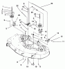Toro 79105 - 44" Recycler Mower, 1996 (6900001-6999999) Listas de piezas de repuesto y dibujos IDLER & BRAKE ASSEMBLY