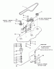 Toro D5-36MR01 - 36" Rear Discharge Mower, 1991 (1000001-1999999) Listas de piezas de repuesto y dibujos SPINDLE & BLADE ASSEMBLY