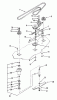 Toro D5-42MS01 - 42" Side Discharge Mower, 1992 (2000001-2999999) Listas de piezas de repuesto y dibujos BELT & SPINDLE ASSEMBLY