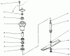 Toro R5-42RC01 - 42" Recycler Mower, 1991 (1000001-1999999) Listas de piezas de repuesto y dibujos SPINDLE & BLADE ASSEMBLY