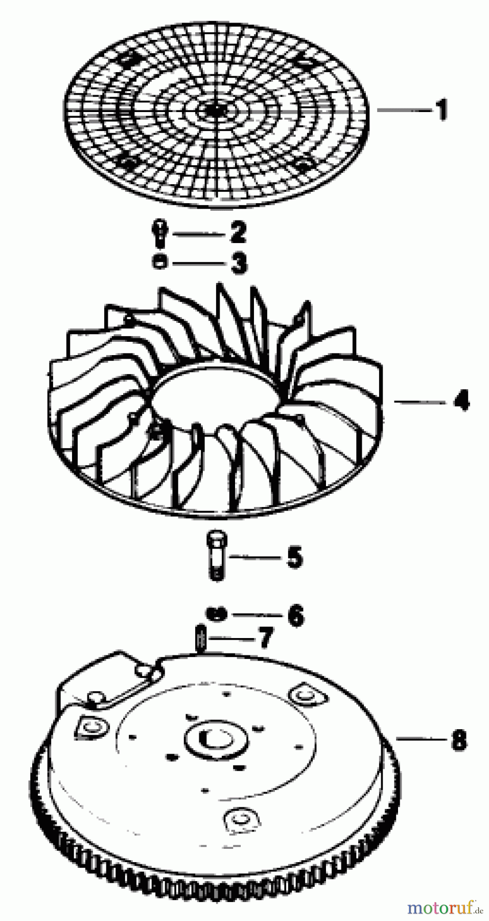  Toro Neu Mowers, Drive Unit Only 30117 - Toro Mid-Size Proline Gear Traction Unit, 16 hp, 1990 (0000001-0999999) FLYWHEEL-ENGINE KOHLER MODEL NO. MV16S-TYPE 56511