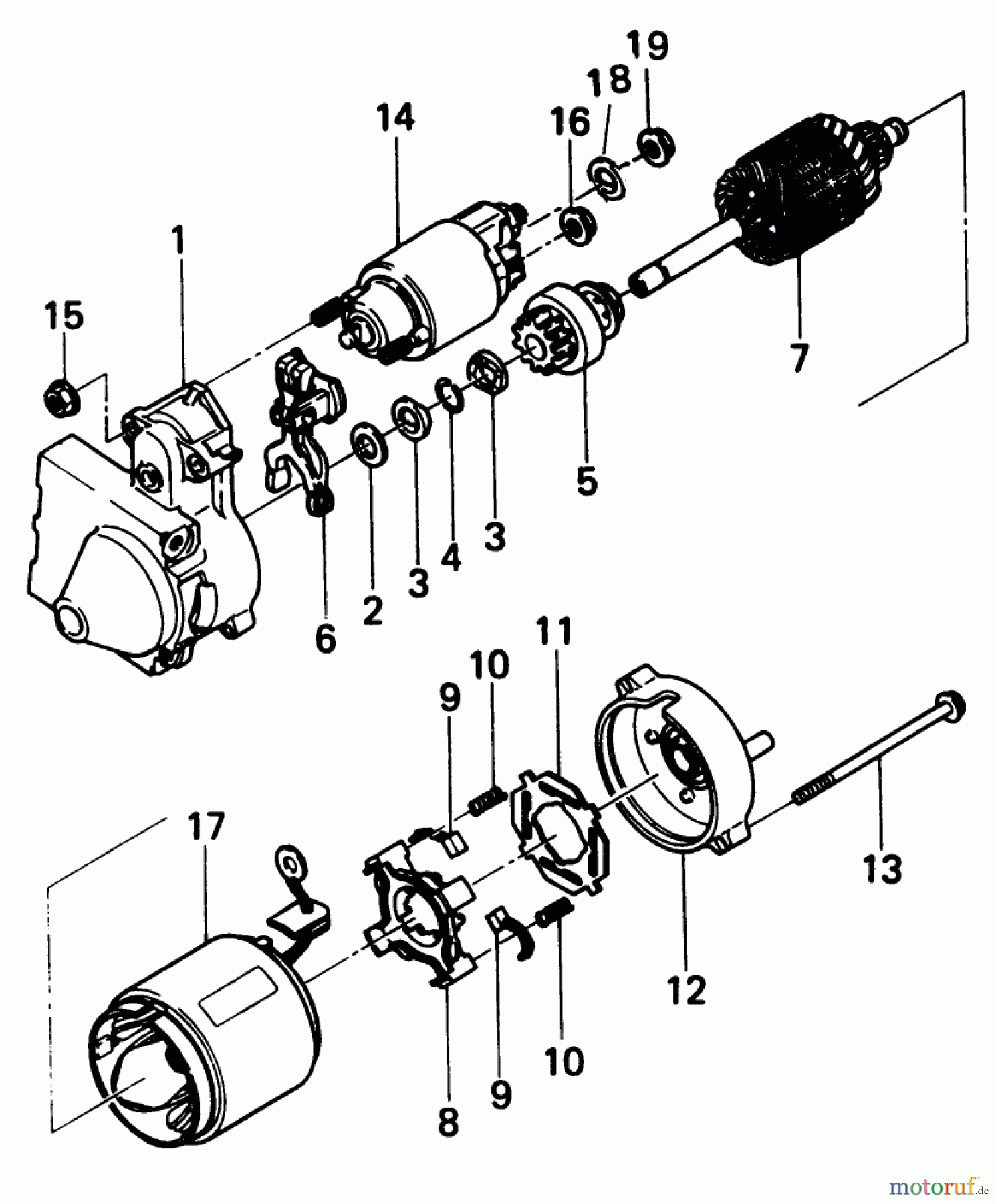 Toro Neu Mowers, Drive Unit Only 30170 - Toro Mid-Size Proline Gear Traction Unit, 12.5 hp, 1991 (1000001-1999999) ELECTRIC STARTER ALTERNATOR