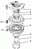 Toro 30190 - Mid-Size Proline Hydro Traction Unit, 18 hp, 1992 (20000001-29999999) Listas de piezas de repuesto y dibujos CLUTCH ASSEMBLY NO. 54-3200
