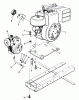 Toro 01-16KH01 (SK-486) - SK-486 8-Speed Garden Tractor, 1982 Listas de piezas de repuesto y dibujos SINGLE CYLINDER ENGINE