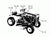 Toro 2-0210 - Lawn Ranger Tractor, 1971 Listas de piezas de repuesto y dibujos 15.000 SEAT, DECALS, MISC. TRIM