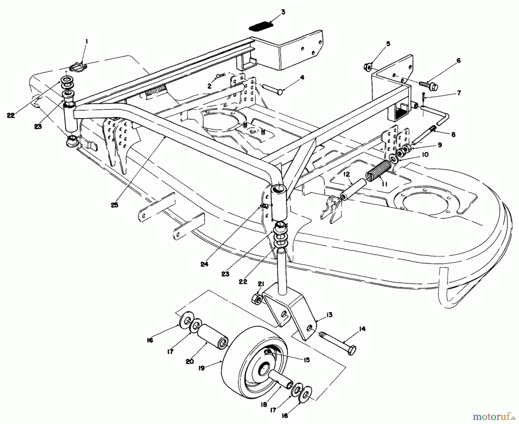  Toro Neu Mowers, Deck Assembly Only 30144 - Toro 44