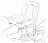 Toro 30610 (120) - Proline 120, 1995 (590001-591299) Listas de piezas de repuesto y dibujos SEAT ASSEMBLY