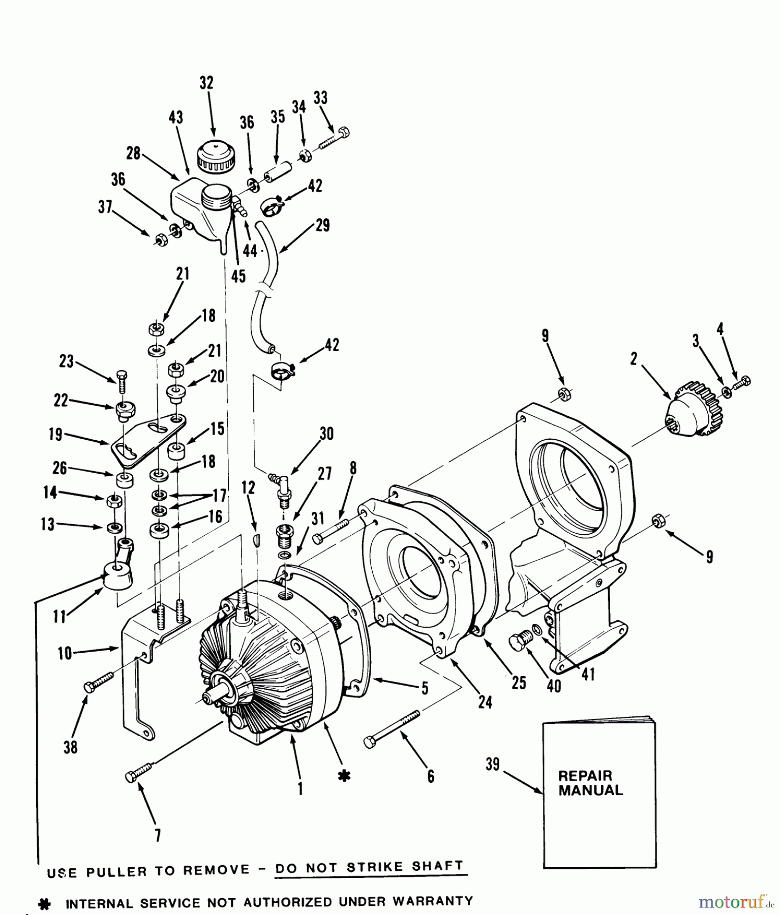  Toro Neu Mowers, Lawn & Garden Tractor Seite 1 31-18OE02 (518-H) - Toro 518-H Garden Tractor, 1989 AUTOMATIC TRANSMISSION-516-H & 518-H