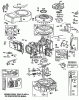 Toro 32-120EA1 (212-H)- 212-H Tractor, 1991 (1000001-1999999) Listas de piezas de repuesto y dibujos ENGINE BRIGGS AND STRATTON MODEL 281707-0226-01 #1