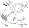 Toro 32-120EA1 (212-H)- 212-H Tractor, 1991 (1000001-1999999) Listas de piezas de repuesto y dibujos FRAME, SHEET METAL AND COVERS #2
