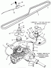 Toro 32-120EA1 (212-H)- 212-H Tractor, 1991 (1000001-1999999) Listas de piezas de repuesto y dibujos HYDROSTATIC TRANSAXLE
