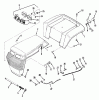 Toro 32-12BEA3 (212-H) - 212-H Tractor, 1991 (1000001-1999999) Listas de piezas de repuesto y dibujos BODY ASSEMBLY
