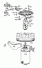 Toro 55233 - 36" Side Discharge Mower, 1973 (3000001-3999999) Ersatzteile ALTERNATOR AND STARTER ASSEMBLY