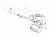Toro 55302 (950) - 950 Suburban Lawn Tractor, 1971 (1000001-1999999) Listas de piezas de repuesto y dibujos FRONT AXLE ASSEMBLY